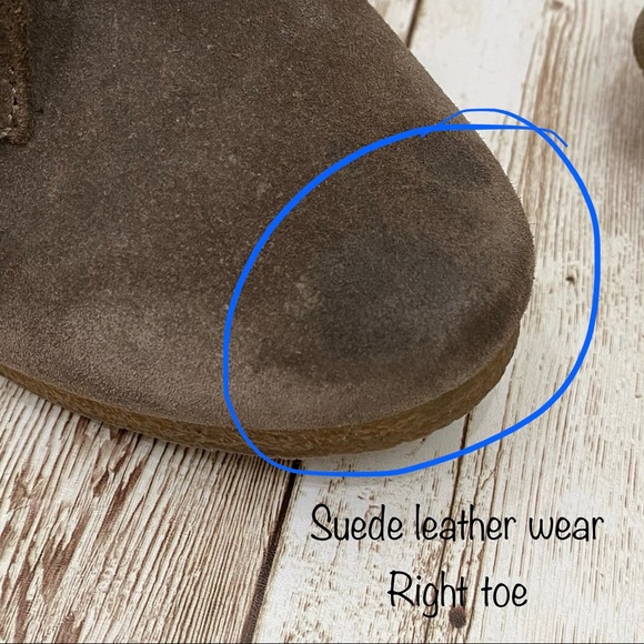 ALDO Olive Suede Wedge Gummy Soles Booties 7 - Picture 16 of 16